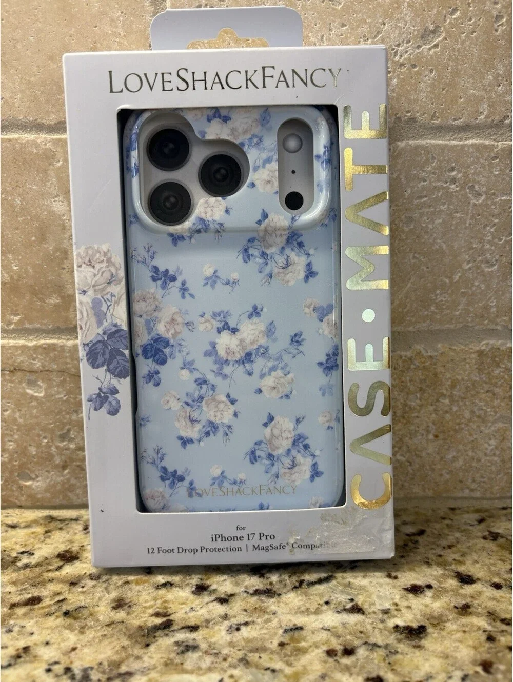 LoveShackFancy – Case-Mate Everblooming Rosettes iPhone 17 Pro Case with